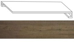 Ступень Treverkhome Quercia Angolare SX 32,5x120