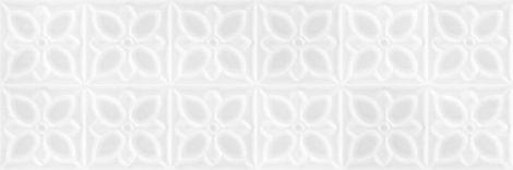 Плитка Lissabon белый Квадраты 25x75
