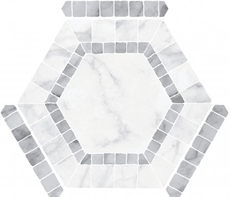 Керамогранит Ibiza White 22x25