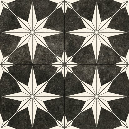 Керамогранит Star Antic Black Pre. 45x45 фото 1