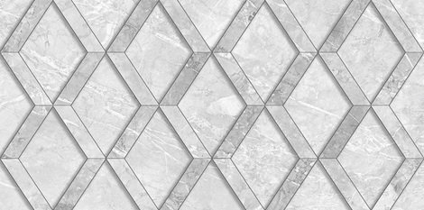 Плитка Дженни серый ромбы 20x40