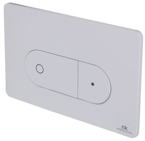 Noken Smart Line Oval Двойная кнопка слива, белая фото 1