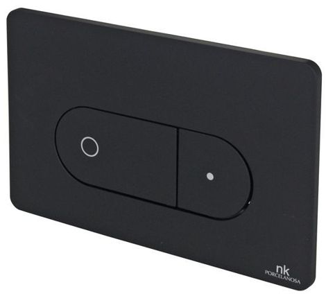 Noken Smart Line Oval Двойная кнопка слива, черная фото 1
