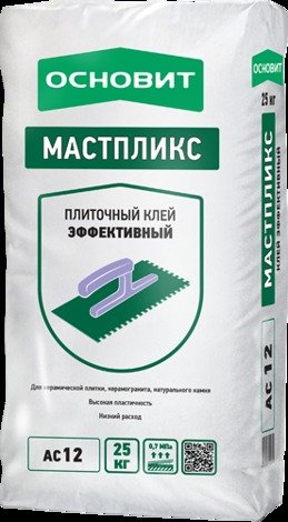 Клей Основит Мастпликс АС12 Эффективный 25 кг