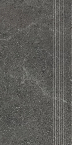 Ступень Archicross Concrete Black Stopnica prasowana mat 29,8x59,8