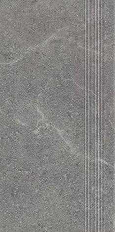Ступень Archicross Concrete Grey Stopnica prasowana mat 29,8x59,8
