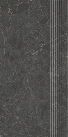 Ступень Archicross Stone Black Stopnica prasowana mat 29,8x59,8