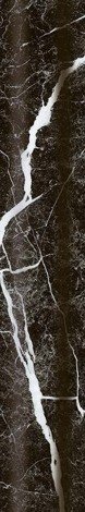 Бордюр Arctic Storm Nero ksztaltka polysk 5x29,8 фото 1