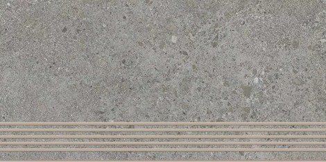 Ступень Authority Grey Stopnica prosta mat 29,8x59,8