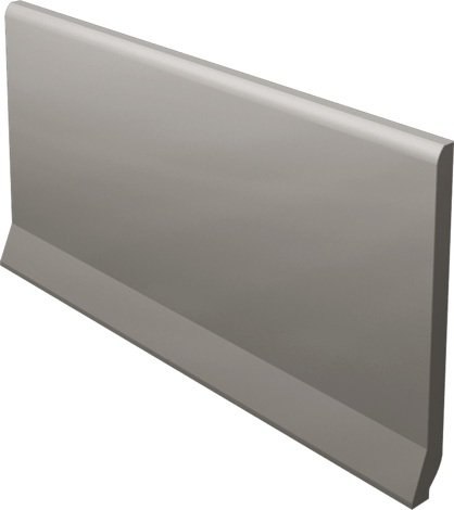 Плинтус Bazo Grys Monokolor Cokol Wywiniety Ostry Mat 10x19,8