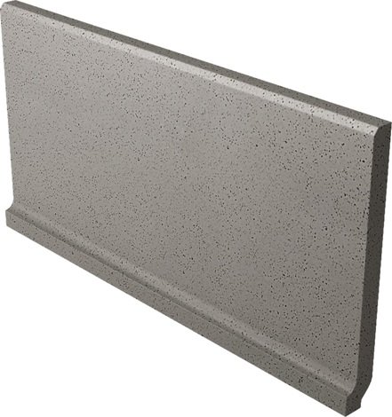 Плинтус Bazo Grys Sol-Pieprz Cokol Wywiniety Mat 10x19,8