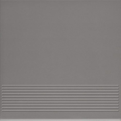Ступень Bazo Nero Monokolor Stopnica Prosta Mat 30x30