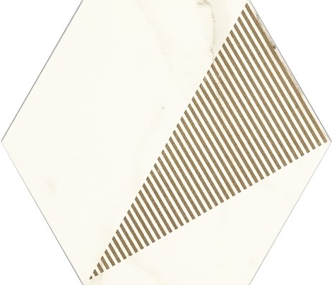 Декор Calacatta Hexagon Mat. C 17,1x19,8
