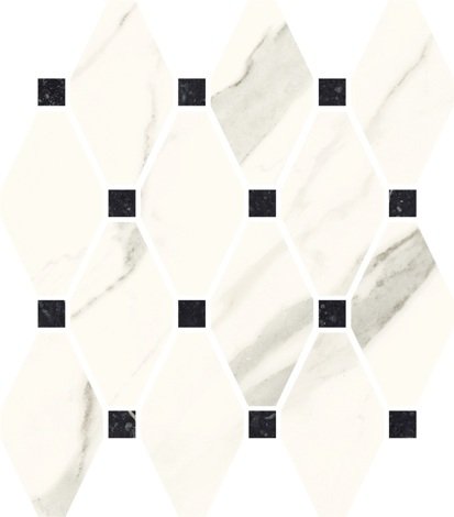 Декор Calacatta Mozaika Mix Poler 23,6x25,2