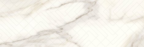 Декор Calacatta Sparkle Gold Inserto Polysk 29,8x89,8 фото 1