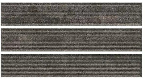 Фасадная плитка Carrizo basalt elewacja struktura stripes mix mat 6,6x40