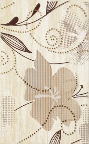 Декор Doppia Beige Inserto B 25x40