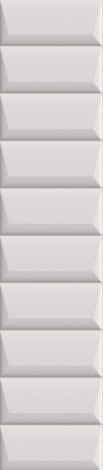 Плитка Duo Tonne White cegielka struktura E mat 6,5x29,8