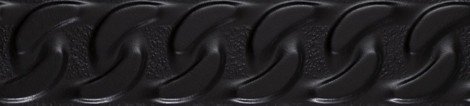 Бордюр Fashion Spirit Black Listwa Struktura Mat 9x39,8