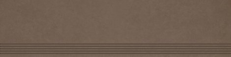 Ступень Intero brown Stopnica prosta nacinana mat 29,8x119,8