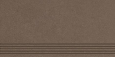 Ступень Intero brown Stopnica prosta nacinana mat 29,8x59,8