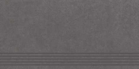 Ступень Intero grafit Stopnica prosta nacinana mat 29,8x59,8