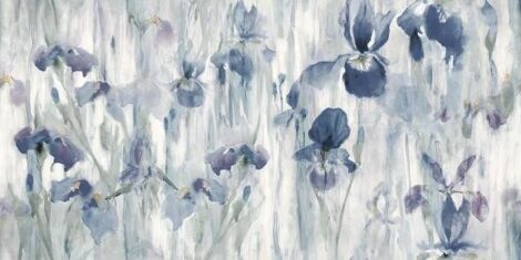 Декор Irises Grys Dekor Flora polysk 30x60
