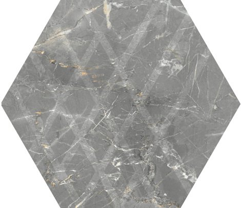 Керамогранит Marvelstone Light Grey Mat Heksagon 17,1x19,8 фото 1