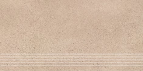 Ступень Silkdust Beige Stopnica Prosta Nacinana Polpoler 29,8x59,8