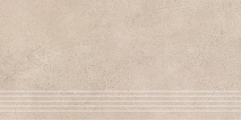 Ступень Silkdust Light Beige Stopnica Prosta Mat 29,8x59,8