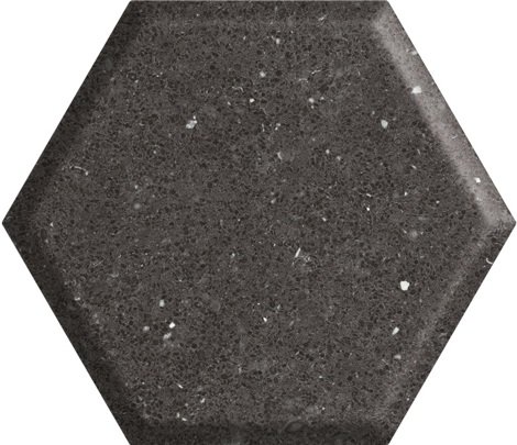 Плитка Space Dust Nero Heksagon Struktura A 17,1x19,8