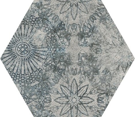 Плитка Sweet Grey Heksagon Struktura Polysk 17,1x19,8 фото 1