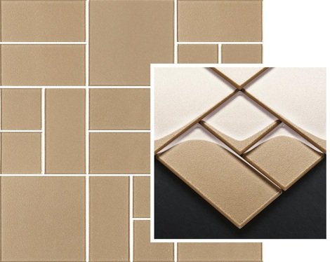 Мозаика Uniwersalna Mozaika Szklana Gold Mix