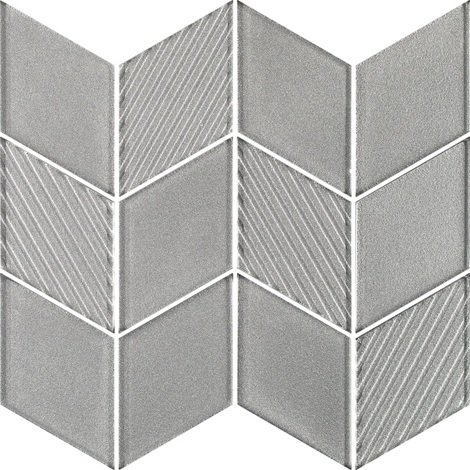 Мозаика Uniwersalna Mozaika Szklana Silver Romb