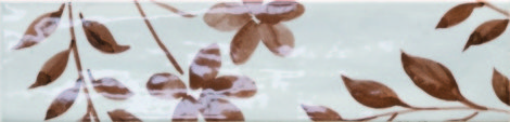 Керамогранит Harmony Aqua Brown Decor 6x24,6 фото 1