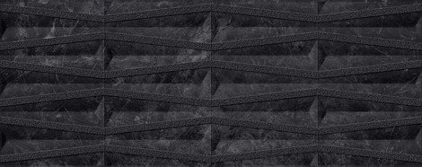 Плитка Velluto Deco nero 59,6x150