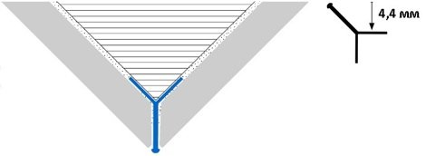 Декоративный профиль Filojolly RJF Aluminium Silver (Алюминиевое серебро) 0,44x270