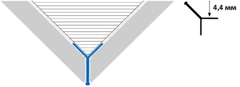 Декоративный профиль Filojolly RJF Bright Polished Aluminium Chrome (Яркий полированный алюминиевый хром) 0,44x270