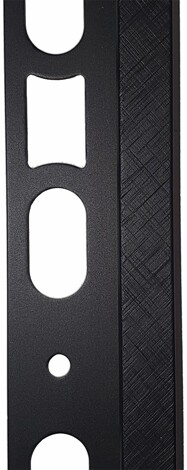 Декоративный профиль Proangle Q металлический Алюминий Анодированный Карбон 1x270