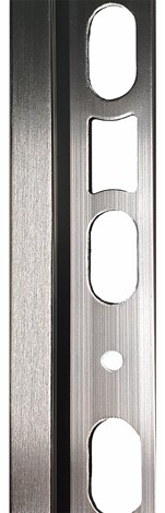 Декоративный профиль Proangle Q металлический Серебро алюминий мягко-шлифованный 1x270