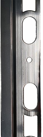 Декоративный профиль Proangle Q металлический Серебро глянцевое алюминий полированный 1x270