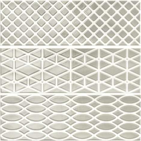 Декор Brick Glossy Beige Decoro Mix 10x30