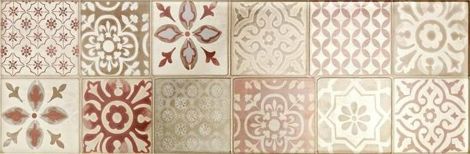 Плитка Frame Decoro Cream 25x76
