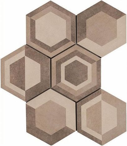 Плитка Rewind Decoro geometrico Corda 18,2x21
