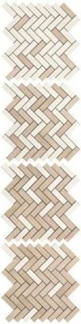 Растяжка мозаичная Terracruda Mosaico Degrade Luce-Sabbia 33,2x128,8