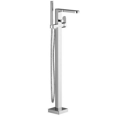 Ravak Chrome смеситель для ванны с душем напольный CR 080.00 фото 1