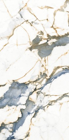Керамогранит Andes Blanco Gold Blue carving 60x120