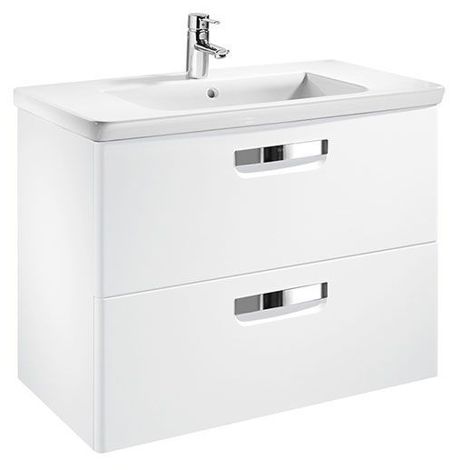 Roca The Gap 80 Тумба под раковину, белый, ZRU9000068/ZRU9302732 фото 1