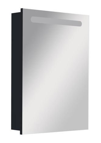 Roca Victoria Nord 60 Black Edition Зеркало-шкафчик с люминесцентной подсветкой, правый фото 1