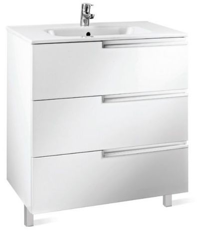 Roca Victoria Nord Ice Edition 60 Тумба под раковину, 3 ящика ZRU9302834 фото 1
